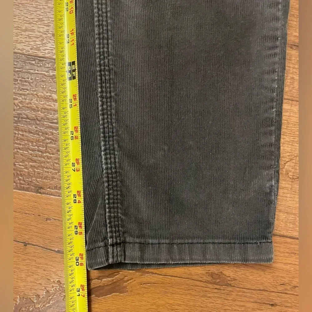 Free People l Gray Corduroy Pants l Size 28 l EUC